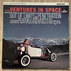 The Ventures In Space STEREO Vinyl LP UK 1st Press EX/VG SLBY 1189 Surf Rock - Picture 1 of 8