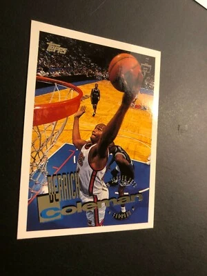 Bonita tarjeta de baloncesto 1995 Derrick Coleman Topps # 149 hecha en EE. UU. Foto 1 de 4