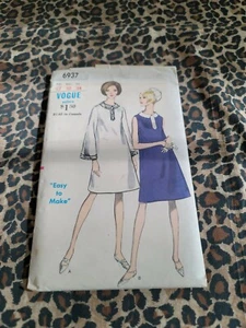 Vintage VOGUE Sewing Pattern 6937 ONE PIECE DRESS  Size:12 Cut COMPLETE(1777 - Bild 1 von 2