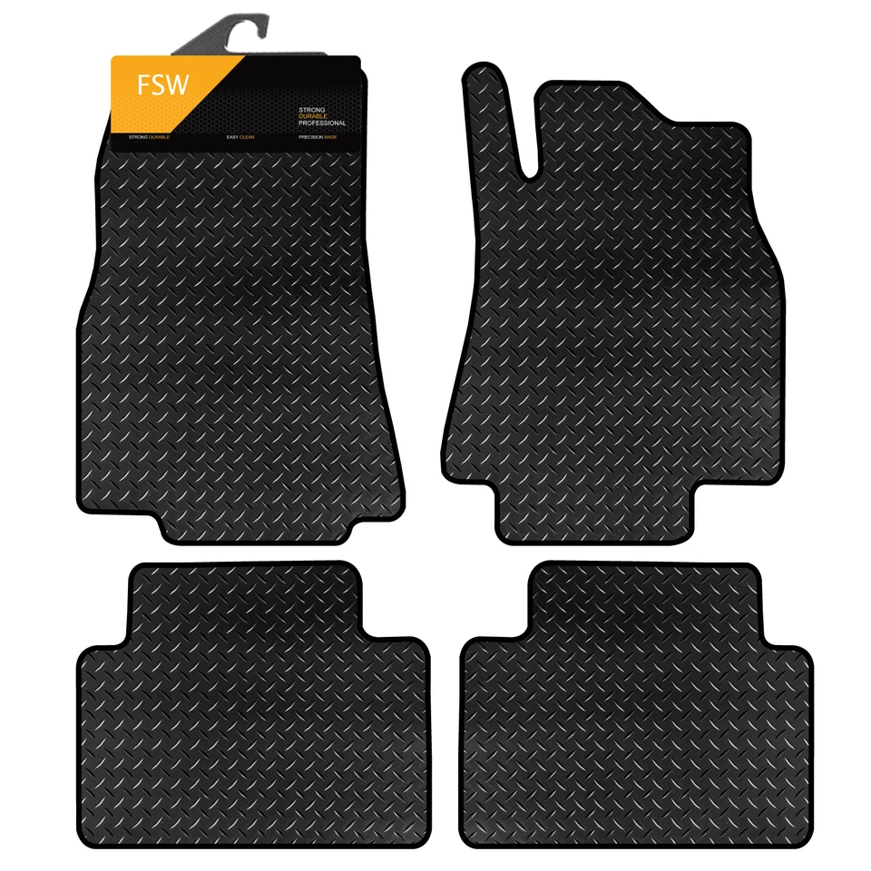 Fits Mercedes B Class 2005-2011 Tailored 3MM Rubber Heavy Duty Car Floor Mats - Image 1 of 4