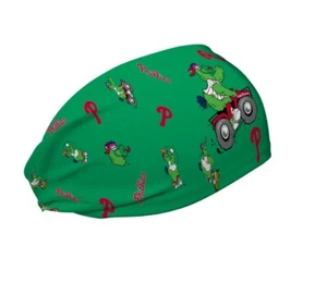 Phillies Phanatic Green ATV Cooling Headband Kruk Phanatic Pattern Harper - Picture 1 of 2