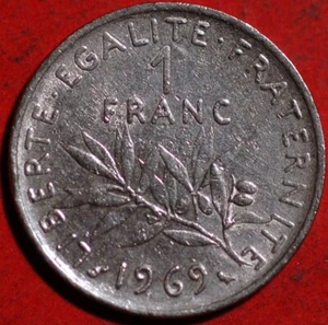 France 1 Franc 1969 KM# 925.1 - Picture 1 of 2