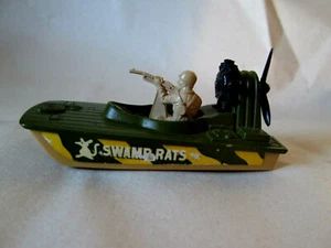 1976 Matchbox Swamp Rats Hydroplane Raft Boat #30 England Superfast Military - Picture 1 of 7