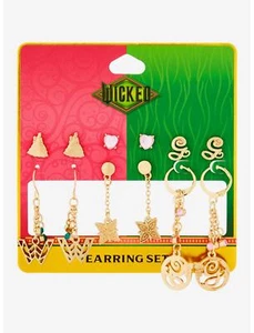 WICKED Movie Musical Glinda 6 Pair Earring Set - Picture 1 of 2