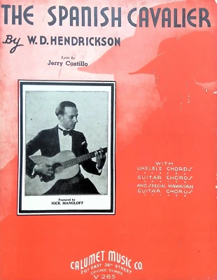 The Spanish Cavalier Sheet Music Nick Manoloff Hendrickson Caballero Espanol Foto 1 de 4