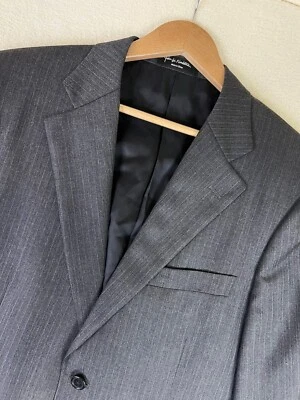 Blazer John Nordstrom LORO PIANA Para Hombre 41R Gris Rayas Super 120's Lana Foto 1 de 4