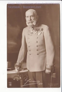 ADEL & MONARCHIE ÖSTERREICH , FOTOKARTE KAISER FRANZ JOSEF , ca1910 - Picture 1 of 2