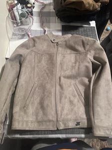 Emporio Colezione made in Italy suede oyster shell jacket men’s Xl (fits like L) - Picture 1 of 9