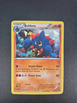 Pokemon TCG - Boldore Cracked Ice Holo - 51/98 - B&W: Emerging Powers Promo Card - Image 1 of 2