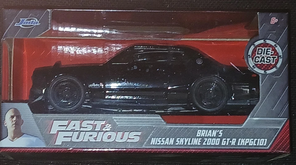 Jada F&F Die Cast Brian’s Nissan Skyline 2000 GT-R Maisto Pro Rodz ‘69 Firebird - Image 1 of 1