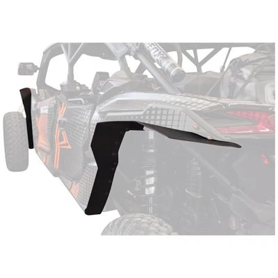 Tusk UTV Fender Flare Kit Black For CAN-AM Maverick X3 RS Turbo RR 72 Inch 2022 Foto 1 de 4