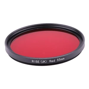 55mm Full Red Color Dive Lens Filter for all DSLR SLR Camera Lens with thread - Picture 1 of 5