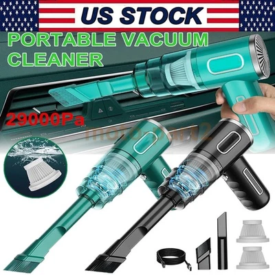 29000PA Cordless Hand Held Vacuum Cleaner Mini Portable Car Auto Home Wireless - Image 1 of 4