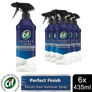 CIF Perfect Finish Mould Stain Removal Spray, 6 Packs of 435ml - Picture 1 of 5
