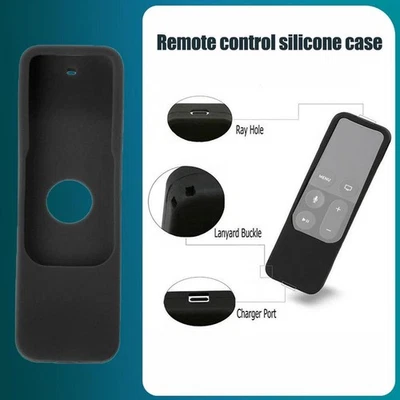 Silicone Protective Case Cover For Apple TV 4 4th Control Remote I6M1 L8D7 - Image 1 of 4