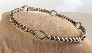 Brazalete Tiffany Kay de plata de ley 8 1/4" - Imagen 1 de 4
