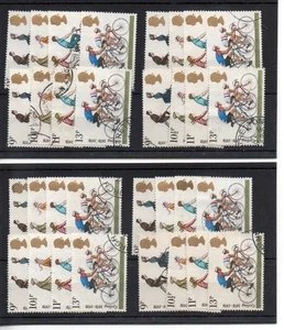 GB Commems, - Wholesale 1978 - Cycling - eight sets- Fine Cancels - Picture 1 of 1
