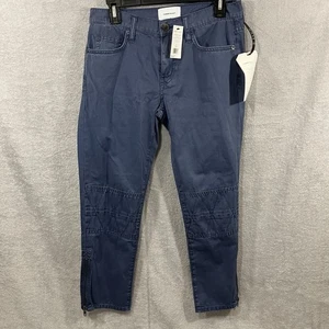 Current Elliott The Debbie Crop Pant Bijou Blue 25 NWT $248 Check Measurements - Picture 1 of 8