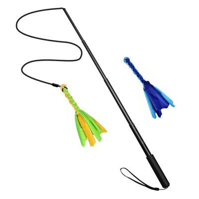 Interactive Dog Teaser Pole With Telescoping Aluminum Alloy Stick - Image 1 of 4