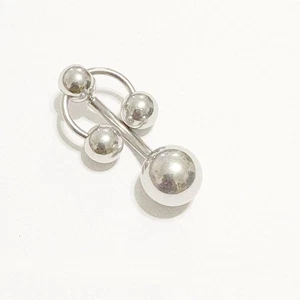 Chirurgenstahl 14g 12g 10g 5/8" Länge PRINCE ALBERT Türklinker. - Bild 1 von 7