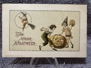 HALLOWEEN POSTKARTE JOHN WINSCH C92 - Bild 1 von 2