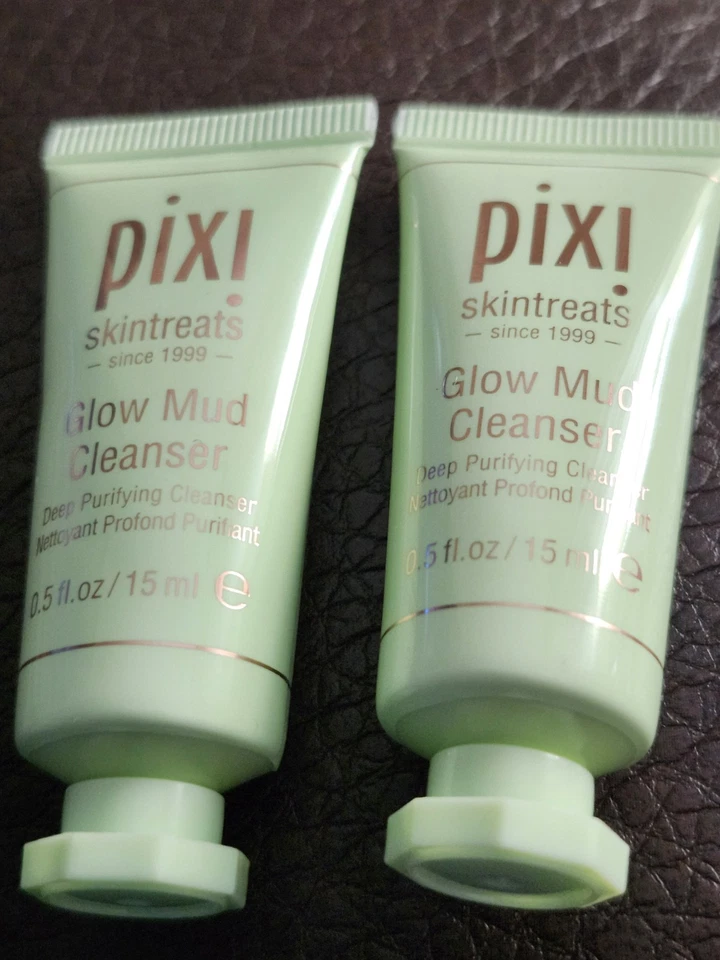 Juego de 2 limpiadores de barro Pixi Beauty Glow 0,5 floz tamaño de viaje Foto 1 de 1