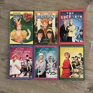 Lucille Ball 6 DVD Set Lot Here's Lucy * Lucy Show * I Love Lucy * - Picture 1 of 3