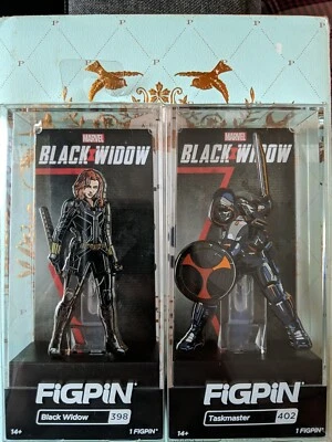FiGPiN Marvel Black Widow #398 y Taskmaster #402 Foto 1 de 3