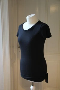 Replay Shirt T-Shirt basic schwarz rundhals slimfit figurbetont eng Gr. 36 S - Bild 1 von 5
