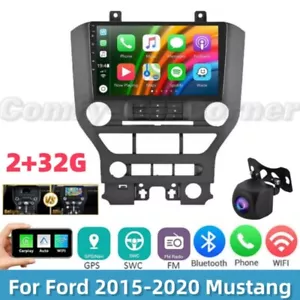 32G For Ford Mustang 15-20 9'' Android 13 Carplay Car Stereo Radio GPS +Rear Cam - Bild 1 von 20