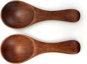 Paquete de 2 cucharas de té de madera Matcha cuchara de té verde S-1906x2 - Imagen 1 de 8
