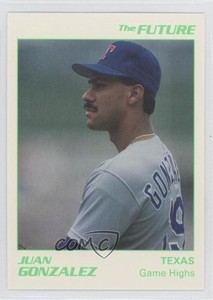 1991 Star The Future /1000 Juan Gonzalez #7