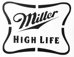 7x4 Inch Sturdy & Reusable Plastic Miller High Life beer Stencil FREE SHIPPING - Picture 1 of 1