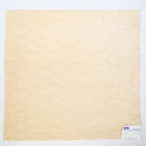 Lot of 2 Vintage 28x27in. Brunschwig Beige Chenille Double Cloth Fabric Samples - Picture 1 of 6