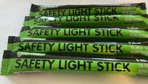 Lot of 5 Safety Light Sticks New 12 Hour Non-Toxic - Picture 1 of 4