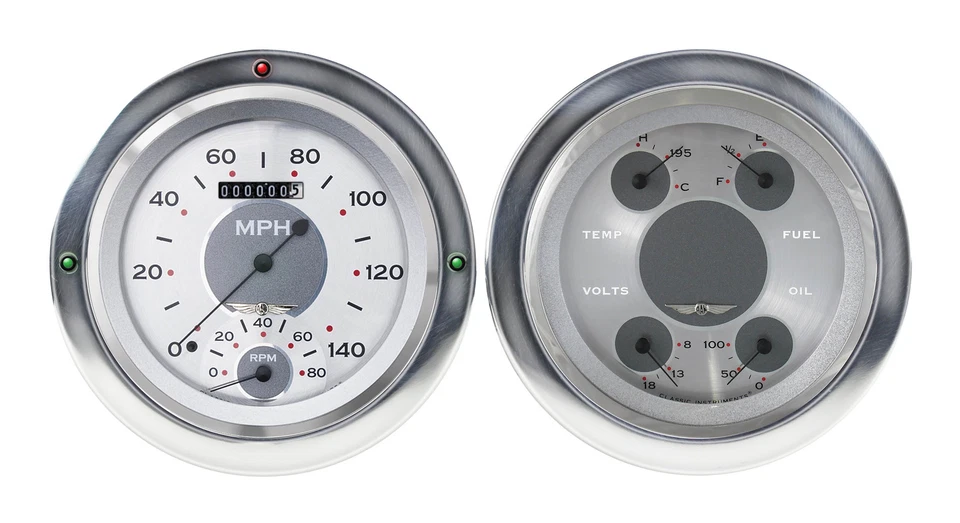 1954 1955 chevy truck classic instruments gauge set ct54aw62 american nickel - Image 1 of 1