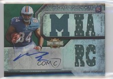 2012 Topps Triple Threads Emerald /50 Michael Egnew (MIA RC) Rookie Auto RC