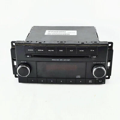 Radio CD 05091301AB OEM Chrysler Town & Country Dodge Caravan 2012-16 sin probar Foto 1 de 4