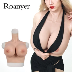 Roanyer H Cup Breast Forms transgender Crossdresser silicone fake boobs - Picture 1 of 17