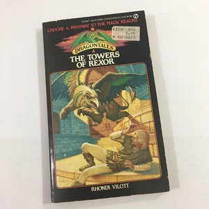 Dragontales Towers Of Rexor Rhondi Vilott 1984 CYOA Choose Pathway Magic Realms - Picture 1 of 9