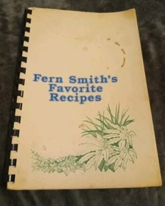 Vintage Signed Fern Smith's Favorite Recipes Book - Imagen 1 de 10