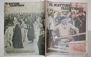 1934 Mussolini operaio Morte di Re Alessandro Saturno Serpenti automobile di e - Imagen 1 de 1