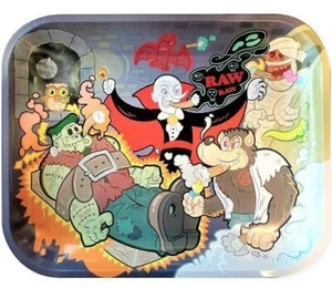 RAW Authentic Monster Large Rolling Tray L 13.4” x W 10.9”- New - FAST SHIPPING - Picture 1 of 1