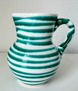 Gmundner Keramik grün geflammt Krug mit Henkel 16 cm GK496 (2406DE5) 09/25 - Bild 1 von 6