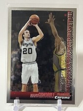 2005-06 Bowman Chrome San Antonio Spurs Basketball Card #36 Manu Ginobili