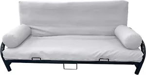 3 STCK. Futon Matratzenbezug in voller Größe, Bolzen, Bett Slipper weiß - Bild 1 von 1
