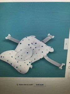 Baby Bath Seat Support Mat Portable Cushion Chair Pillow for Newborn Bath Tub - Picture 1 of 7