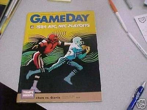 1984 NFC PLAYOFF GAME PROGRAM  Giants at 49ers - Picture 1 of 1