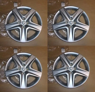 ORI SET 4X ENJOLIVEUR DE ROUE 16'' DACIA LOGAN II,SANDERO II 403154000R ARGENTE