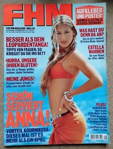 FHM Magazin September 2001 - Anna Kournikova Männermagazin  - Bild 1 von 6
